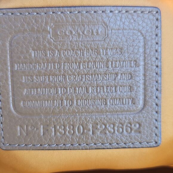 Coach F23662 Leather Tote - Tan - Picture 4 of 8